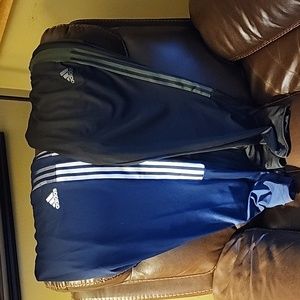 2 new pairs of Adidas track pants.  Navy & Black